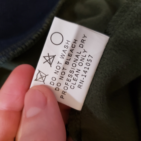 ⭐American Stitch 2 Piece Camo Green & Coral Stripe Zip Up Track Suit Size Small - Picture 7 of 16